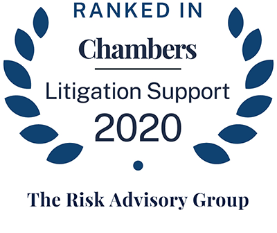 risk advisory receives top rankings in chambers litigation support guide 2020 |